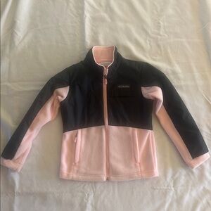 Columbia Kids Two-Tone Pink and Black Puffer Jacket
